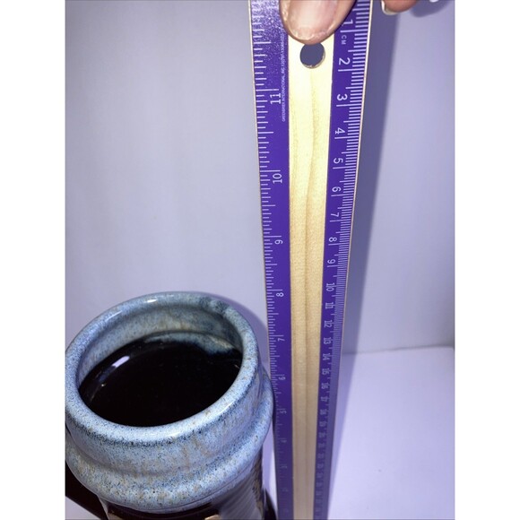 Renaissance Festival Beer Tankard 2001 Limited Edition Banner Oak Pottery Blue - Picture 5 of 6